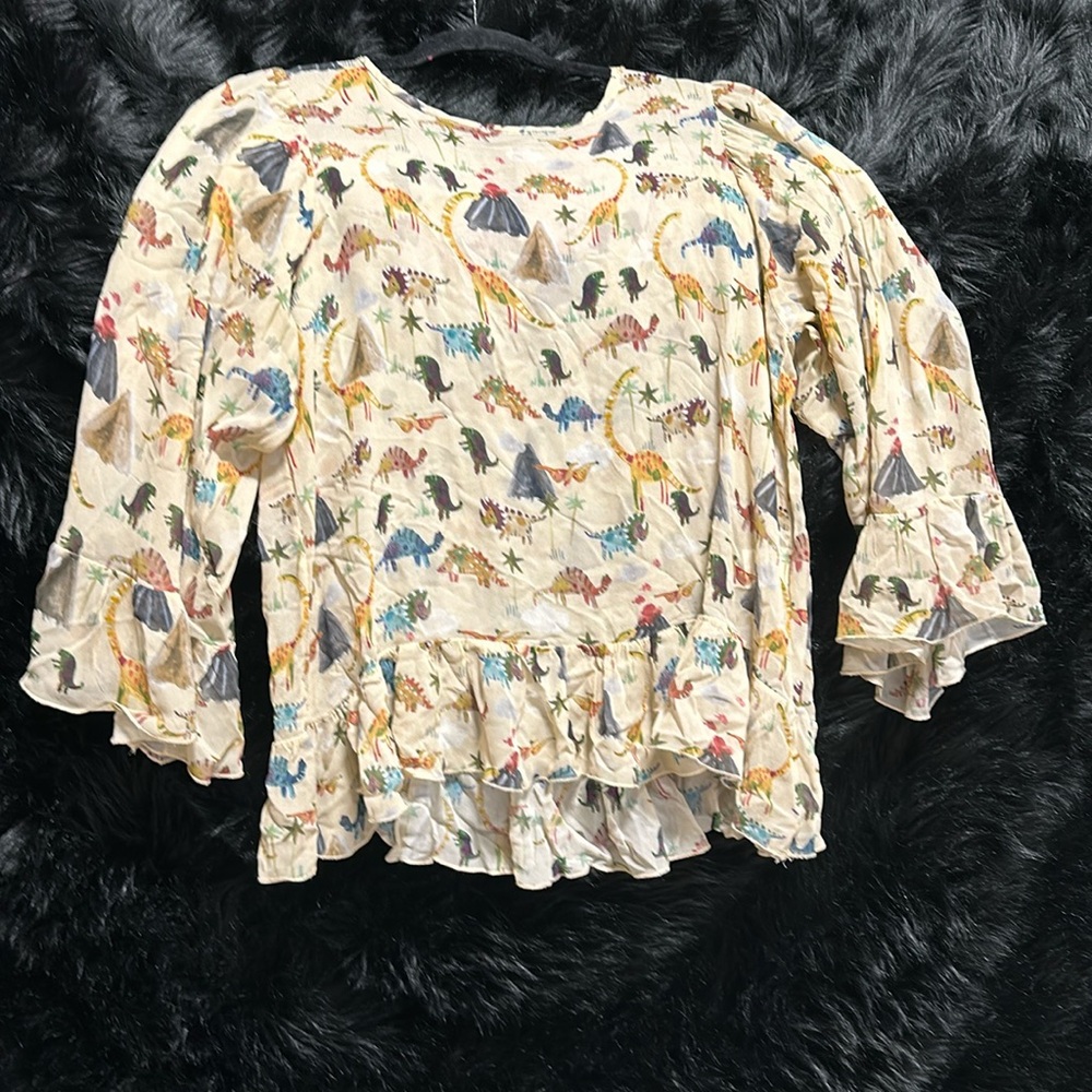 Dinosaur Blouse‎ Brand: Ottod 'Ame / size 10 / F-104